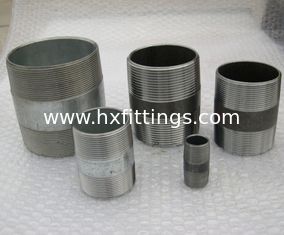 China 1/2-8 koolstofstaal dubbeldraad broodvat tepels/pijptepels leverancier