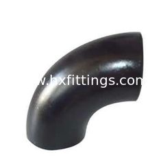 China Zwarte elleboog achterste lasbuis fittings fabriek directe verkoop leverancier