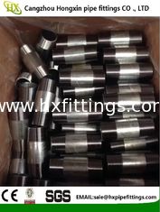 China zink / gegalvaniseerde koolstofstalen pijpfittingen Sch40 NPT stalen nippels pijpnippels leverancier