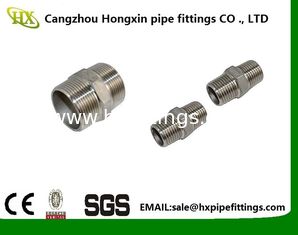 China 2 Hex Nipple 3/8 Man x 3/8 Man 304 roestvrij staal draaddraadpijp Fitting NPT leverancier