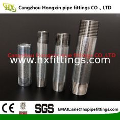 China ASTM B1.20.1 NPT-draadstaalbuis nippel met warm gegalvaniseerd leverancier