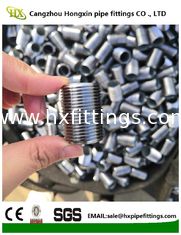 China Npt lange draad zwart & gegalvaniseerd koolstofstaal pijpen tepels leverancier