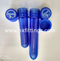 China 28MM Plastic Fles voor Waterfles in China Fabriek Preform Fles Embryo leverancier