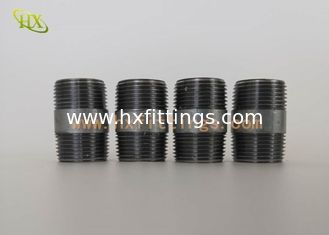 China Koolstofstalen hydraulische lange nippels BSP NPT mannelijke draad gegalvaniseerde stalen fittingen mannelijke pijpnippel leverancier