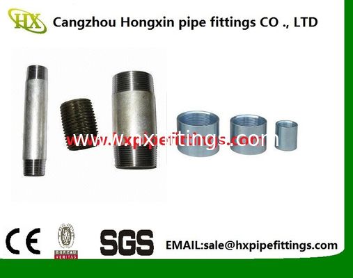 long thread black&galvanized carbon steel pipe nipples