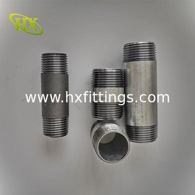 1/2 inch zwarte pijpnippelmaat met BSPT-draad | China fabrikant -Cangzhou Hongxin leverancier