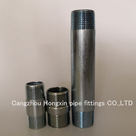ASTM A733 gegalvaniseerde naadloze stalen pijpen tepels met NPT draad 1/8-12 vat tepels leverancier