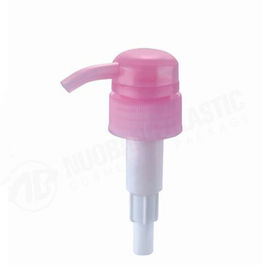 een lotionpomp met een gladde sluiting met een uitslag van 2,5 ml met een paarse leverancier
