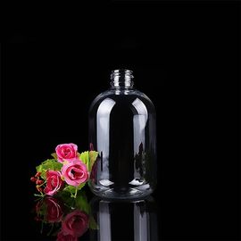 cosmetische 300 ml schermdruk transparante plastic PET-fles met pomp leverancier