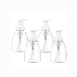 300 ml ovaal heldere plastic zeeppompflessen met witte plastic bovenkant leverancier