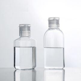 Kunststof materiaal en PET-kunststof Type Transparante plastic fles met klapdeksel leverancier