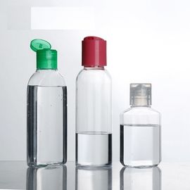 Kunststof materiaal en PET-kunststof Type Transparante plastic fles met klapdeksel leverancier