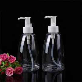 300ml cosmetische plastic transparante vloeibare zeep pet fles met lotionpomp leverancier