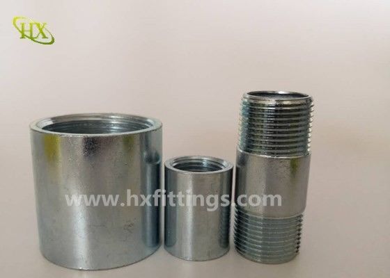 ASTM A733 Gegalvaniseerde stalen pijpnippels met NPT-draad pijpnippel leverancier