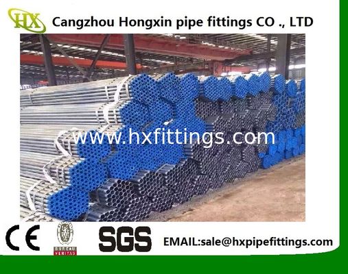 1/2-8 Galvanized Round Steel Pipe/ Round Steel Tube/ Galvanized Hollow Section Steel Pipe In HeBeing Hongxin