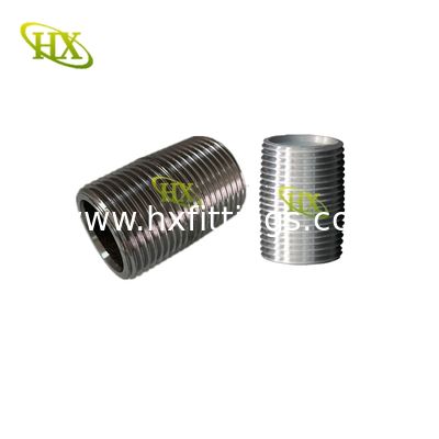 1/2-8 gegalvaniseerd naadloos staal sluit tepels met NPT draad