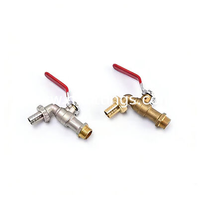 Groothandel OEM moderne vernikkelde 1/2 BSP/NPT draad wandmontage wasmachine messing Bibcock | Duurzaam en lekvrij