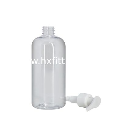 250ml plastic PET shampoo empty bottle with pump with pump dispenser